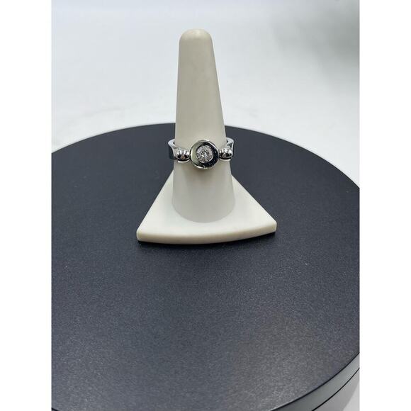 Speidel‎ China Stainless Steel Cubic Zirconia Ring Sz 9.25 - Picture 9 of 10